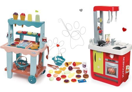 Kuchyňky pro děti sety - Set kuchyňka Cherry Special Smoby