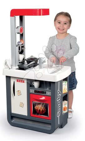 Kuchnie tradycyjne - Zestaw kuchenny Gourmande z lodówką i ekspresem do kawy Smoby - 2