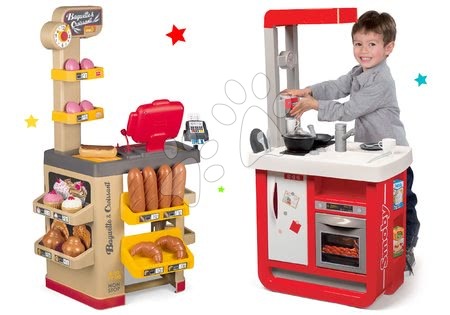 Role Play - Set kuchynka elektronická Bon Appetit s kávovarom Smoby