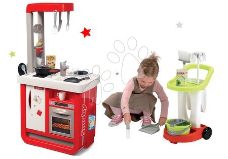 Kuchyňky pro děti sety - Set kuchyňka elektronická Bon Appetit s kávovarem