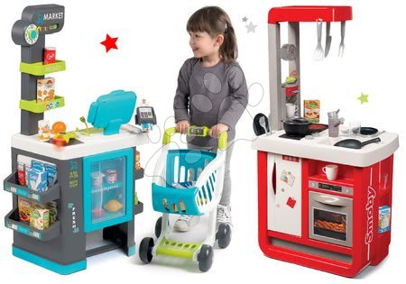 Detské kuchynky - Set kuchynka elektronická Bon Appetit s kávovarom