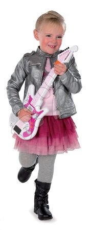 Produse vechi - Chitară electronică alb-roz Hello Kitty Smoby - 1