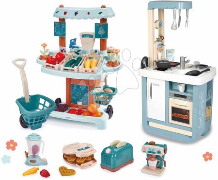Kuchnia dla dzieci zestawy | Strona 13 - Zestaw kuchenny i stoisko z warzywami Bon Appetit Kitchen Smoby