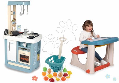 Kuchnia dla dzieci zestawy | Strona 12 - Zestaw kuchnia i ławka szkolna Bon Appetit Kitchen Smoby