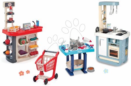 Kuchnia dla dzieci zestawy | Strona 12 - Zestaw kuchenny i sklep Supermarket Bon Appetit Kitchen Smoby