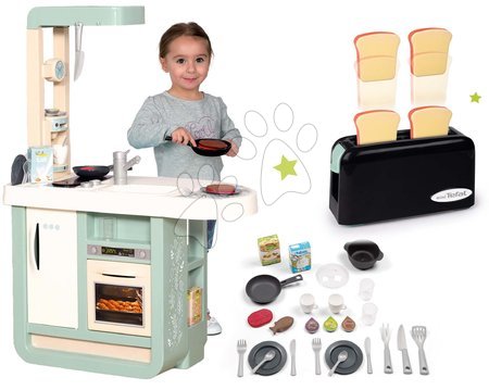 Kuchyňky pro děti sety - Set kuchyňka Cherry Kitchen se zvuky Smoby