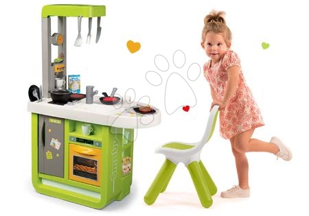 Elektronické kuchyňky - Set kuchyňka Cherry Smoby se zvuky
