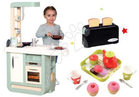 Kuchyňky pro děti sety - Set kuchyňka Cherry Kitchen Smoby