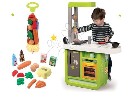Kuchyňky pro děti sety - Set kuchyňka Cherry Kitchen Smoby