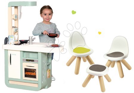 Kuchyňky pro děti sety - Set kuchyňka Cherry Kitchen Smoby