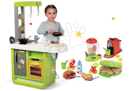 Kuchyňky pro děti sety - Set kuchyňka Cherry Kitchen Smoby
