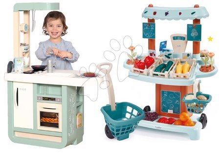 Kuchynky pre deti sety - Set kuchynka Cherry Kitchen Smoby