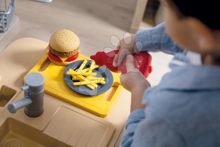 Cucina Giocattolo per Bambini, Cucina Accessori Dinette Bambini Con Cibo E  Frutt