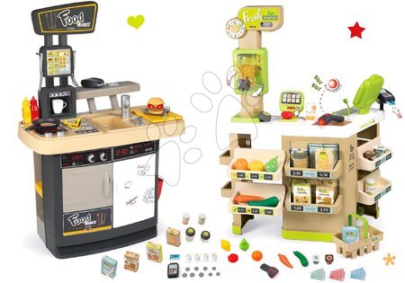 Spielküchen - Set Restaurant mit Spielküche Food Corner Smoby_1