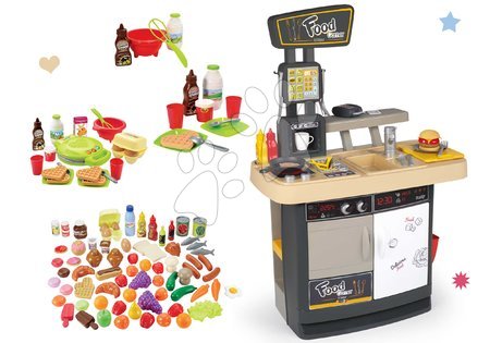 Vorteilhafte Spielzeugsets Smoby vom Hersteller Smoby - Set Restaurant mit Spielküche Food Corner Smoby