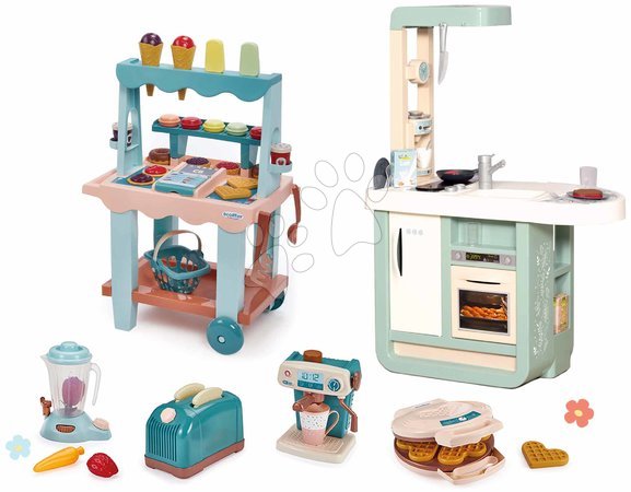 Kuchnia dla dzieci zestawy | Strona 13 - Zestaw kuchenny i budka z lodami Cherry Kitchen Smoby