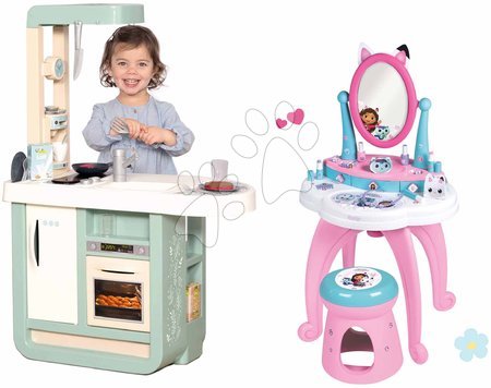 Kuchnia dla dzieci zestawy | Strona 12 - Zestaw kuchenny i kosmetyczny stół Cherry Kitchen Smoby
