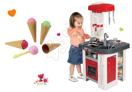 Kuchyňky pro děti sety - Set kuchyňka elektronická se sodou Tefal Studio Smoby