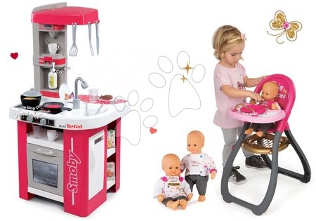 Kuchyňky pro děti sety - Set kuchyňka Tefal Studio se zvuky Smoby - 22