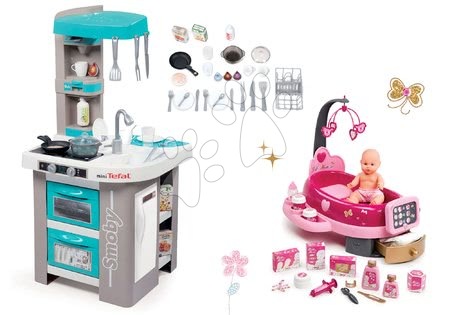 Kuchnia dla dzieci zestawy - Zestaw kuchnia Tefal Studio Bubble Smoby - 28
