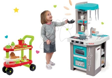 Kuchnia dla dzieci zestawy - Zestaw kuchni elektronicznej Tefal Studio Bubble Smoby - 48