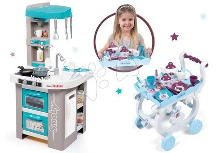 Kuchynky pre deti sety - Set kuchynka Tefal Studio Bubble Smoby