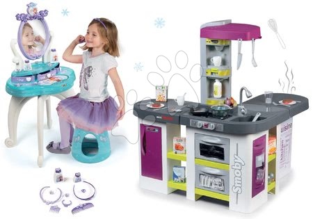 Kuchyňky pro děti sety - Set kuchyňka elektronická Tefal Studio XXL Bubble Smoby - 22