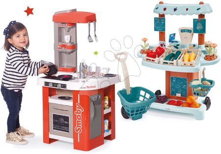 Bucătării de jucărie - Set bucătărie electronică de jucărie Tefal Studio 360° Smoby