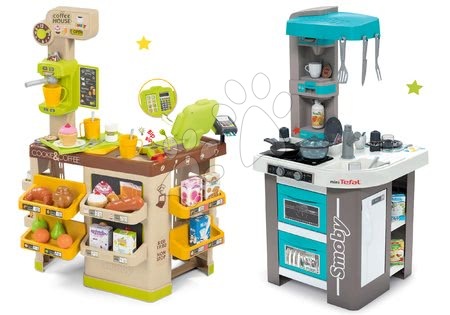 Kuchnia dla dzieci zestawy - Zestaw kuchnia elektroniczna Tefal Studio 360° Bubble Smoby - 54