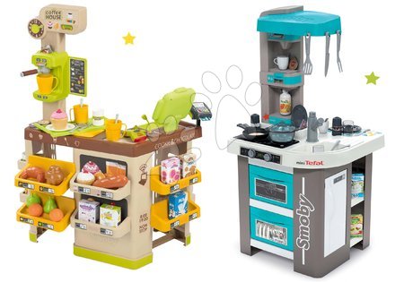 Bucătării de jucărie - Set bucătărie de jucărie electronică Tefal Studio 360° Bubble Smoby