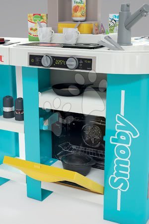 Kuchnia dla dzieci zestawy - Zestaw kuchnia elektroniczna Tefal Studio 360° XL Bubble Smoby - 2