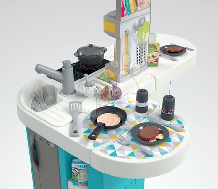 Bucătării de jucărie - Bucătărie de jucărie electronică Tefal Studio 360° XL Bubble Smoby_1