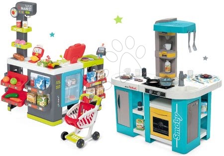 Kuchnia dla dzieci zestawy - Zestaw kuchenny elektroniczny Tefal Studio 360° XL Bubble Smoby - 37