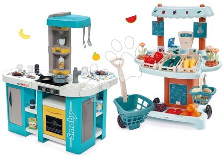Smoby - Set bucătărie de jucărie electronică Tefal Studio 360° XL Bubble Smoby