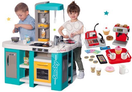 Spielküchensets - Küchenset  elektronisch Tefal Studio 360° XL Bubble Smoby Karotte