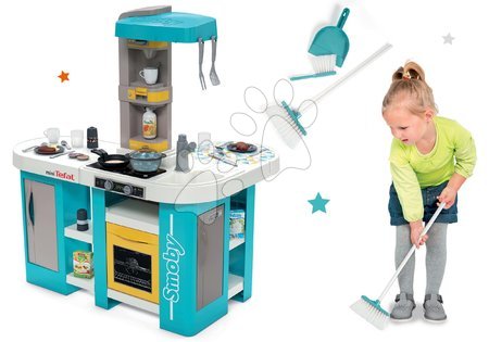 Kuchyňky pro děti sety - Set kuchyňka elektronická Tefal Studio 360° XL Bubble Smoby
