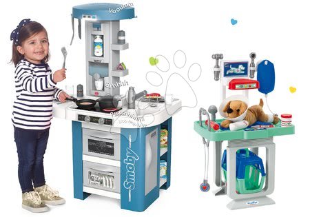 Otroške kuhinje - Komplet kuhinja s tehnično opremo Tech Edition Smoby
