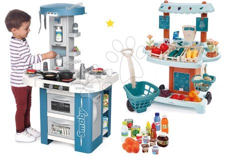 Kuchyňky pro děti sety - Set kuchyňka s technickým vybavením Tech Edition Smoby