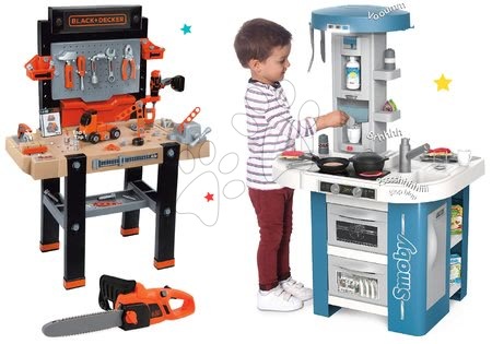 Spielküchen - Set Küche mit technischer Ausstattung Tech Edition Smoby