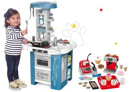 Elektronische Spielküchen - Set Küche mit technischer Ausstattung Tech Edition Smoby