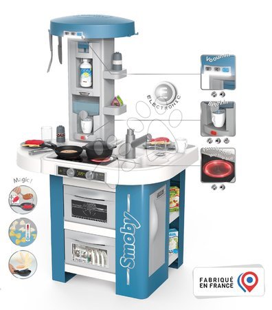 Detské kuchynky - Kuchynka so zvukom a svetlom Tech Edition Kitchen Smoby _1