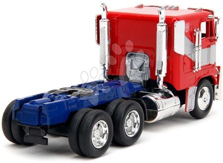 Játékautók és szimulátorok - Kisautó Optimus Prime Truck Transformers T7 Jada_1