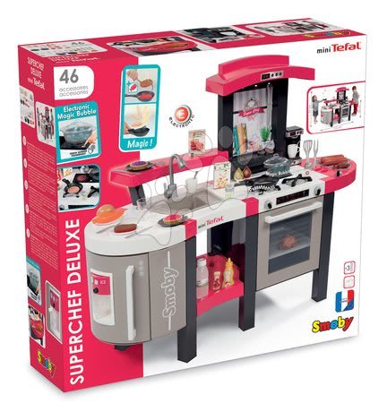 Bucătării electronice de jucărie - Bucătărie Tefal Super Chef Deluxe Smoby - 15