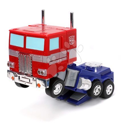 Samochodziki na pilota - Autko i robot na zdalne sterowanie RC Optimus Prime 2v1 Transformers Jada - 1