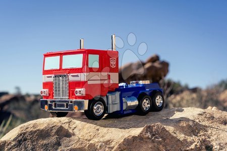 Samochodziki na pilota - Autko i robot na zdalne sterowanie RC Optimus Prime 2v1 Transformers Jada - 21