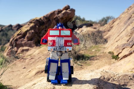 Samochodziki na pilota - Autko i robot na zdalne sterowanie RC Optimus Prime 2v1 Transformers Jada - 22