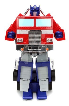 Samochodziki na pilota - Autko i robot na zdalne sterowanie RC Optimus Prime 2v1 Transformers Jada - 4