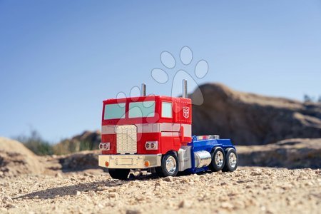 Samochodziki na pilota - Autko i robot na zdalne sterowanie RC Optimus Prime 2v1 Transformers Jada - 26
