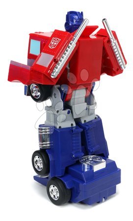 Samochodziki na pilota - Autko i robot na zdalne sterowanie RC Optimus Prime 2v1 Transformers Jada - 7