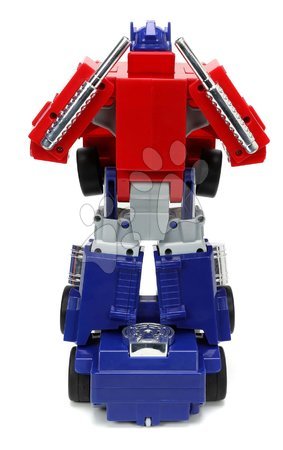 Samochodziki na pilota - Autko i robot na zdalne sterowanie RC Optimus Prime 2v1 Transformers Jada - 8